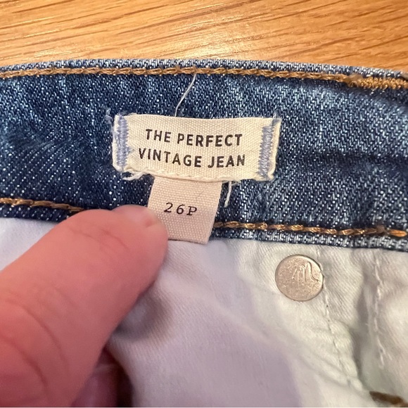 The Petite Perfect Vintage Jean in Heathcote Wash 26P - Picture 7 of 9